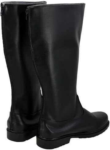 Knight Costume Boots Adult Men Cosplay Black Shoes Footwear Halloween Accessories in Saudi Arabia