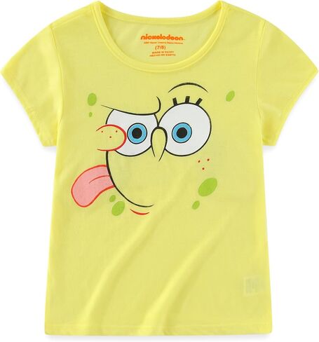 Nickelodeon SpongeBob SquarePants Girls Short Sleeve Shirt and Legging Pants Set for Toddler and Big Kids in Saudi Arabia