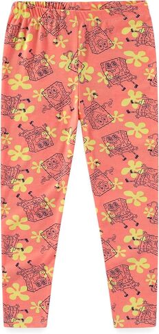 Nickelodeon SpongeBob SquarePants Girls Short Sleeve Shirt and Legging Pants Set for Toddler and Big Kids in Saudi Arabia