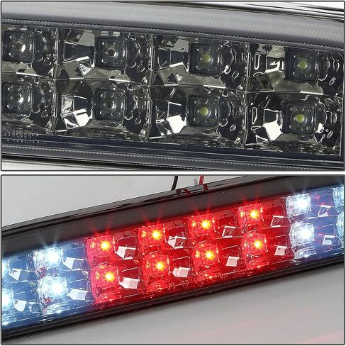 DNA MOTORING 3BL-FSPRAN99-LED-CH Chrome Housing LED High Mount 3rd Third Brake Light [Compatible with 93-11 Ranger / 99-16 F250-550 SD / 95-03 B2300 B2500 B3000 B400] in Saudi Arabia