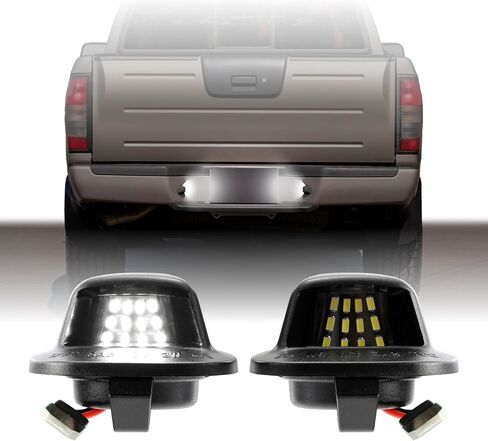 USR 01-04 Frontier 3rd Light Light-Smoke Grain Lamp الثالث-متوافق مع 2001-2004 Nissan Frontier Pickup Truck جميع الطرز/الحواف (عدسة الدخان LED 3rd Brake Light Assembly/Place & Play) in Kuwait