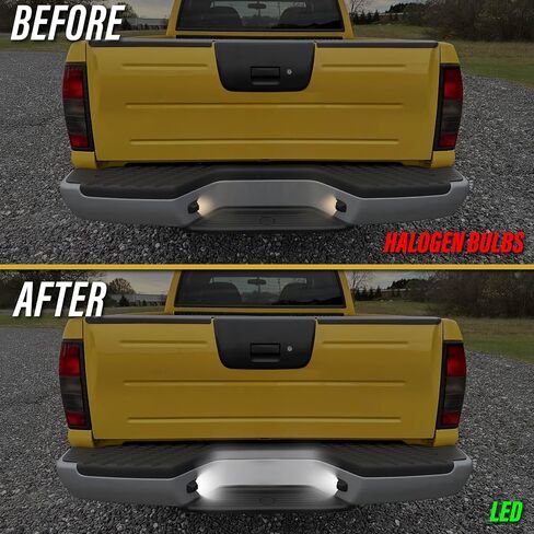 USR 01-04 Frontier 3rd Light Light-Smoke Grain Lamp الثالث-متوافق مع 2001-2004 Nissan Frontier Pickup Truck جميع الطرز/الحواف (عدسة الدخان LED 3rd Brake Light Assembly/Place & Play) in Kuwait