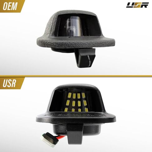 USR 01-04 Frontier 3rd Light Light-Smoke Grain Lamp الثالث-متوافق مع 2001-2004 Nissan Frontier Pickup Truck جميع الطرز/الحواف (عدسة الدخان LED 3rd Brake Light Assembly/Place & Play) in Kuwait