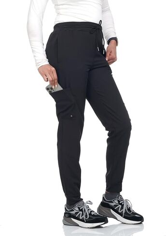 Scrubs for Women 3 Pocket Pants Stretch Nurse Scrub Pants for Home Attendant Yoga Pants Lightweight Medical Uniform Slim Fit in Kuwait