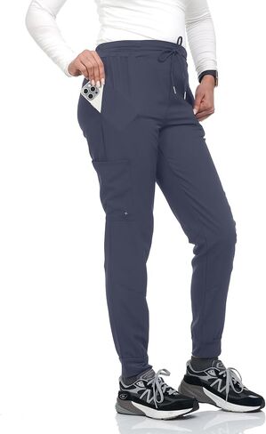 Scrubs for Women 3 Pocket Pants Stretch Nurse Scrub Pants for Home Attendant Yoga Pants Lightweight Medical Uniform Slim Fit in Kuwait
