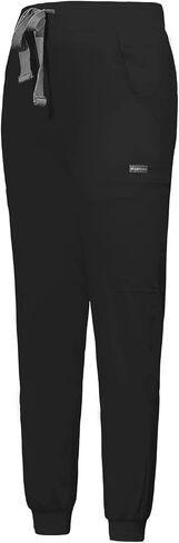 niaahinn Women Jogger Scrubs Pant Workwear Mid Rise Tapered Leg Drawstring for Nursing Soft Fabric in Saudi Arabia