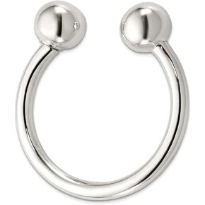JewelryWeb 925 Sterling Silver 1 Screw off Ball Key Chain - Key Chain for Men in Saudi Arabia
