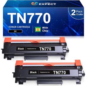 حبر LemeroUexpect TN760 لحبر طابعة Brother TN-730/TN-760 بديل لـ Brother TN760 عالي الإنتاجية TN-760/TN-730 TN730 لـ HL-L2350DW MFC-L2710DW MFC-L2750DW DCP-L2550DW HL-L2325DW (2 أسود) in Kuwait