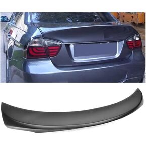 السيارة الخلفية الجذابة صندوق التمهيد تفسد الجناح المفسد متوافق مع BMW 3 Series E90 Sedan 4 Door 2005-2008 M3 320i 323i 325i 330i 335i Black FRP Soilder in Kuwait