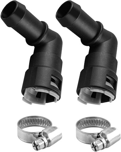 2 Pcs Heater Core Coolant Hose Connector Compatible with Ford Lincoln Models Replace 800-418 905-006 4215, 3/4" Tube and 3/4" Heater Hose in Saudi Arabia