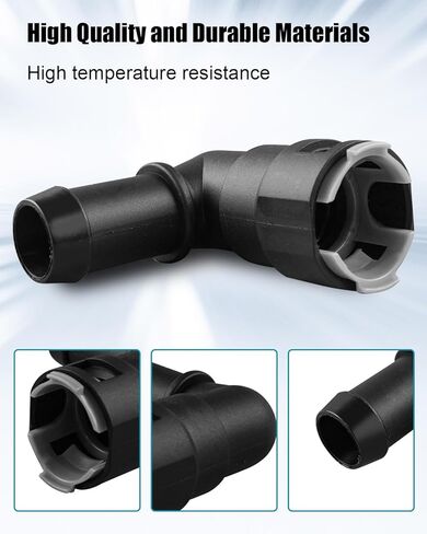 2 Pcs Heater Core Coolant Hose Connector Compatible with Ford Lincoln Models Replace 800-418 905-006 4215, 3/4" Tube and 3/4" Heater Hose in Saudi Arabia