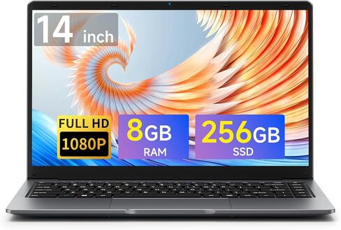 Bmax 14 inch Laptop, 8GB RAM 256GB SSD Laptop, Intel Pentium Silver N5000 Processor, 14 inch FHD IPS Display, Mini HDMI, WiFi 5, BT 5.0, Long Lasting Battery Gaming Laptop, Slim Laptop Computer S14Pro in Saudi Arabia