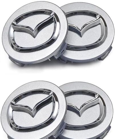 4 PCS Car Wheel Center Cents for Mazda 3 2009 2010 2011 2012 2013 57mm ، Automotive Logo Emblem in Saudi Arabia