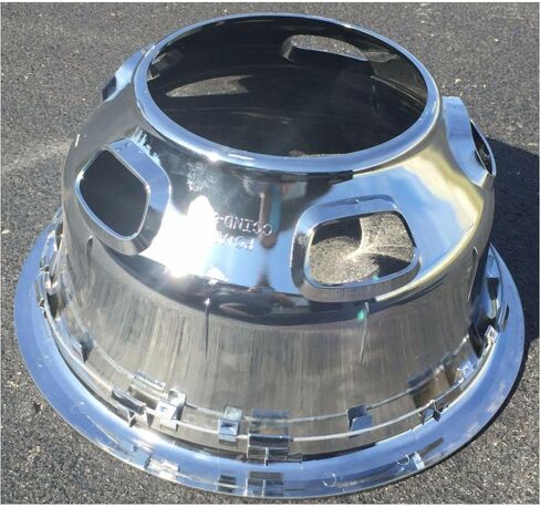Rear Chrome Simulators & Center Caps for Dodge for Ram 3500 2003-2010,for Ram 3500 2011-2018 Dually 1-Ton Chromed Plastic 52106877AB CCIND8010 in Saudi Arabia