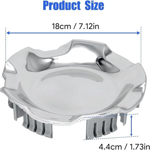 9595152 مصقول من الألومنيوم غطاء العجلة مركز CENT CAP CAP HUBCAP COPER CAP متوافق مع شيفروليه Silverado Avalanche Suburban Tahoe 2007-2014 استبدال # 9595152 (20 "5 سماعات فقط) in Saudi Arabia