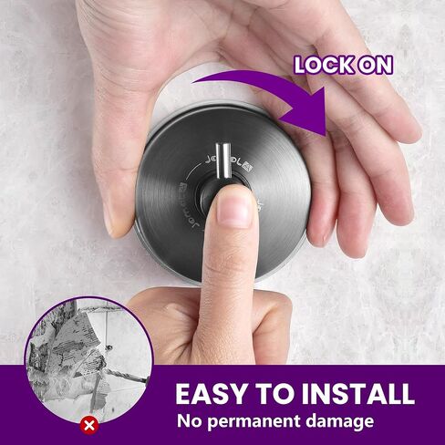 JOMOLA Suction Cup Shower Hooks for Hanging Towel Suction Hook for Inside Shower Stainless Steel Coat Hooks Wall Mounted Kitchen Utensil Stainless Steel, Matte Black, 2PCS in Kuwait