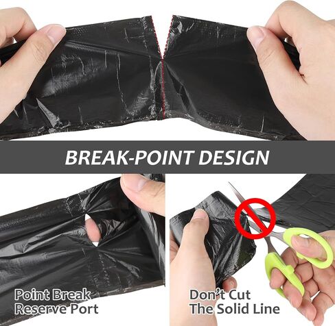Accmor Mini Trash Bags for Car 4 Rolls/60 Counts, Small Leak-Proof Car Garbage Bin Bag Multipurpose for Auto Waste Can & Desktop, Disposable Cars Litter Accessories (Vehicle Dustbin is not Included) in Saudi Arabia