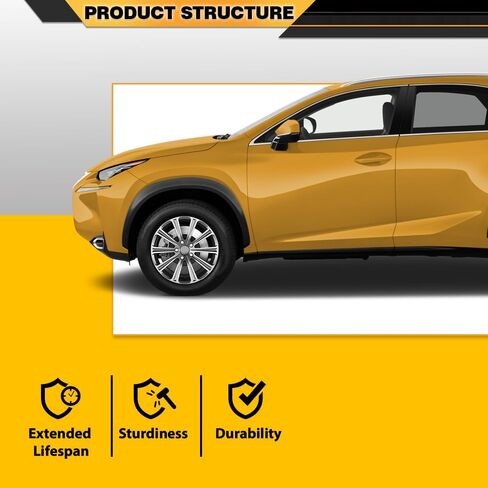 مجموعة تقليم Frend Fender متوافقة مع LX NX200T 2015-2017/NX300 الفخامة 2020-2021/NX300 2018-2021/NX300H قاعدة 2015-2021/NX300H F Sport Black Line 2021/NX300H LUXITY 2020-2021 أسود يمين يمين يمين يمين in Saudi Arabia