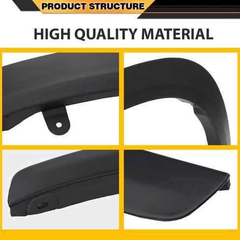 مجموعة تقليم Frend Fender متوافقة مع LX NX200T 2015-2017/NX300 الفخامة 2020-2021/NX300 2018-2021/NX300H قاعدة 2015-2021/NX300H F Sport Black Line 2021/NX300H LUXITY 2020-2021 أسود يمين يمين يمين يمين in Saudi Arabia