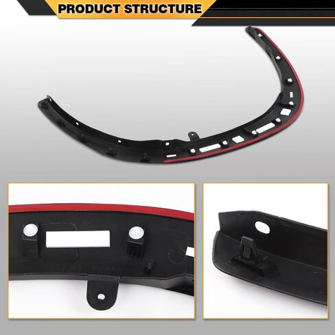 مجموعة تقليم Frend Fender متوافقة مع LX NX200T 2015-2017/NX300 الفخامة 2020-2021/NX300 2018-2021/NX300H قاعدة 2015-2021/NX300H F Sport Black Line 2021/NX300H LUXITY 2020-2021 أسود يمين يمين يمين يمين in Saudi Arabia