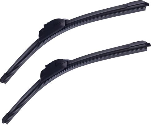 Popito Premium OEM Quality 22 "+22" All Season Date Front Wiper Presention for 1997-2021 Ford F-150 F150،1997-1999 F-250 F250،2008-2021 Ford Expedition ، 2015-2021 GMC Yukon (مجموعة من 2) in Saudi Arabia