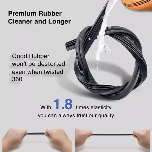 Popito Premium OEM Quality 22 "+22" All Season Date Front Wiper Presention for 1997-2021 Ford F-150 F150،1997-1999 F-250 F250،2008-2021 Ford Expedition ، 2015-2021 GMC Yukon (مجموعة من 2) in Saudi Arabia
