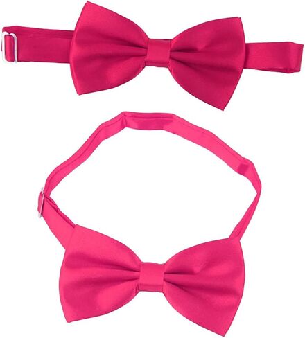 3Pcs Men's Satin Bow Tie Cummerbund with Pocket Red Formal Accessories for Weddings and Special Events in Saudi Arabia