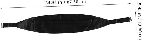 SAFIGLE Adjustable Dress Girdle Bow Tie Fanny Pack Men's Tuxedo Set for Formal Events in Saudi Arabia