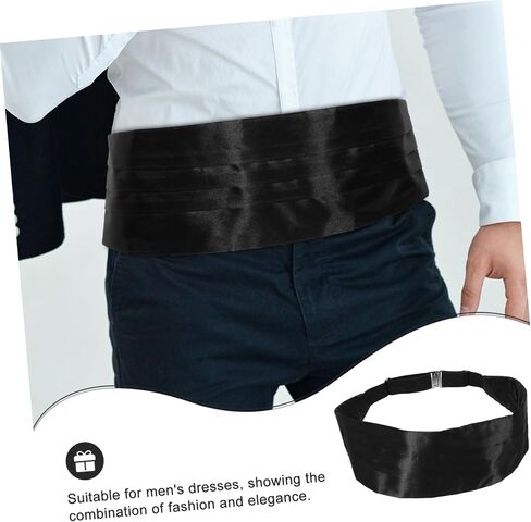 SAFIGLE Adjustable Dress Girdle Bow Tie Fanny Pack Men's Tuxedo Set for Formal Events in Saudi Arabia