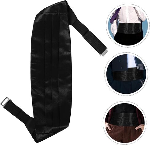 SAFIGLE Adjustable Dress Girdle Bow Tie Fanny Pack Men's Tuxedo Set for Formal Events in Saudi Arabia