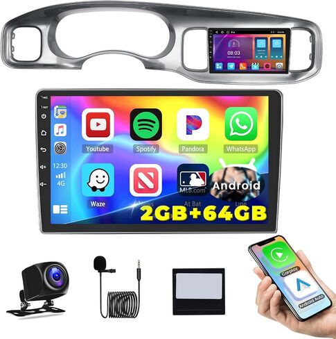 (2+64G) Inefala for Dodge Charger 2011-2014 (LHD) Android Car Radio Stereo with Wireless Carplay Android Auto, 9" Touch Screen with GPS WiFi HiFi Bluetooth FM/RDS SWC Canbus MIC Backup Camera in Saudi Arabia