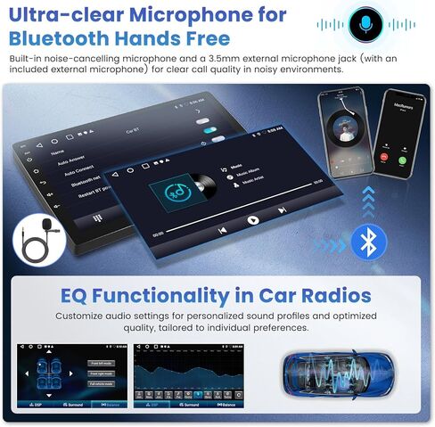 (2+64G) Inefala for Dodge Charger 2011-2014 (LHD) Android Car Radio Stereo with Wireless Carplay Android Auto, 9" Touch Screen with GPS WiFi HiFi Bluetooth FM/RDS SWC Canbus MIC Backup Camera in Saudi Arabia
