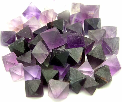 1 lb Purple Fluorite Octahedron Crystals - Large - Bulk Lot - FLUROCTPRPLLG1LB in Saudi Arabia
