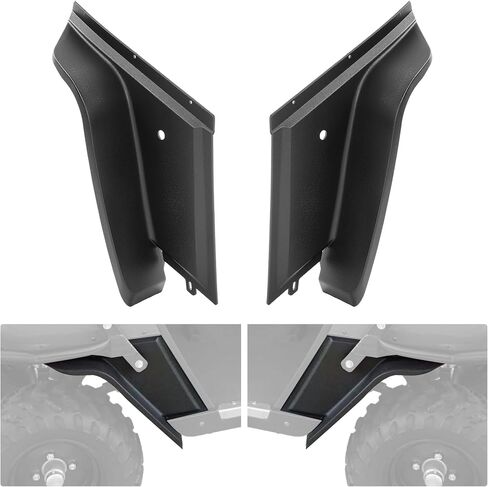 Golf Cart Fender Flare Compatible with 2003-2013 EZGO CC Clays Car MPT Refresher ST Sport/Custom/Shuttle TXT Woods Boundary Plastic Black (2 Pieces) in Kuwait