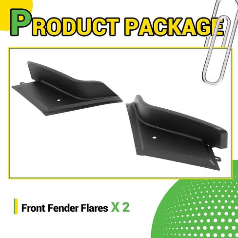 Golf Cart Fender Flare Compatible with 2003-2013 EZGO CC Clays Car MPT Refresher ST Sport/Custom/Shuttle TXT Woods Boundary Plastic Black (2 Pieces) in Kuwait