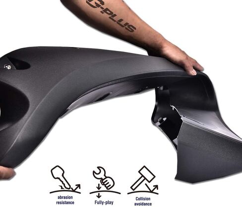 G-Plus Fender Flares 4pcs ، متوافق مع GMC Sierra 1500 2007 2008 2008 2010 2011 2012 2013 in Kuwait