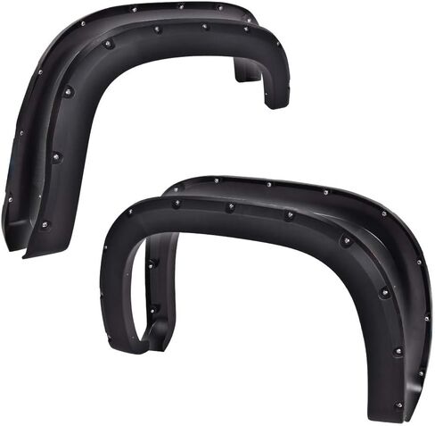 G-Plus Fender Flares 4pcs ، متوافق مع GMC Sierra 1500 2007 2008 2008 2010 2011 2012 2013 in Kuwait