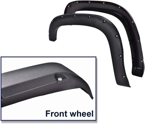 G-Plus Fender Flares 4pcs ، متوافق مع GMC Sierra 1500 2007 2008 2008 2010 2011 2012 2013 in Kuwait