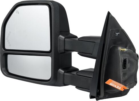 مرايا القطر Vevor تتناسب مع 2004-2014 Ford F150 ، Power LED LED مدفأة الإشارة بركة مرايا القطر الخفيفة يدويًا يسيطر على التلسكوب الأسود القابل للطي in Saudi Arabia