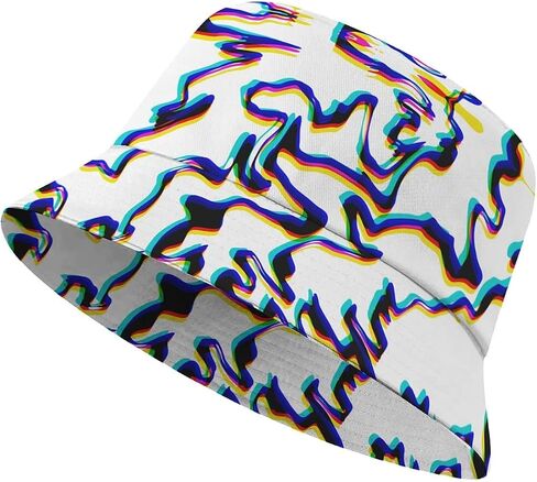 Wildflowers Floral Bucket Hat for Men Women, Summer Vacation Outdoor Travel Reversible Double Side Beach Caps Fisherman Hat in Kuwait