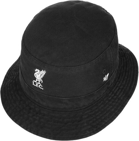47 Brand FC Liverpool Bucket Fabric Hat Fishing Hat Fishing Hat Football Hat Summer Hat Sun Hat (One Size - Black), black, 57-58 in Saudi Arabia
