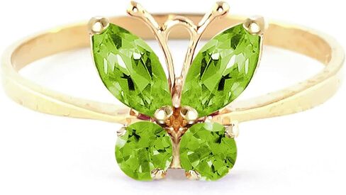 GALAXY GOLD GG 14K RING BEDIDOT BUTTERFLY GOLD - SIZE 7.0 in Saudi Arabia