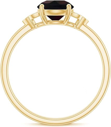 خاتم خطوبة أسود حقيقي 6 مم ، جودة AAA ، حلقة Opal Diamond Solitaire - مثالية للهدية in Saudi Arabia