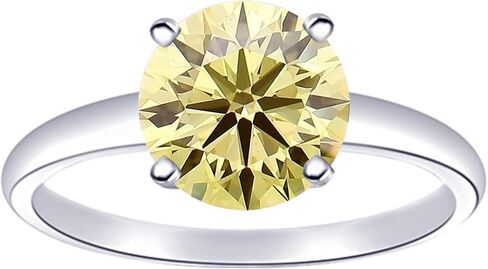 1/2-10 قيراط إجمالي الوزن جولة 14K أبيض الذهب خاتم الماس الأسود (جودة AAA in Kuwait