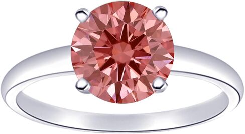 1/2-10 قيراط إجمالي الوزن جولة 14K أبيض الذهب خاتم الماس الأسود (جودة AAA in Kuwait