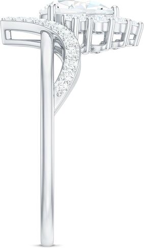 خاتم خطوبة مصمم مصمم مويساني معتمد للنساء ، 1.50 CT ، D-VS1 جودة in Saudi Arabia