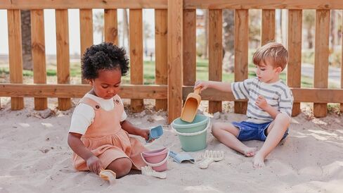 Miniland ECO Baby Sand Set - Beach Toy for Children with Different Tools to Play in The Sand in Saudi Arabia
