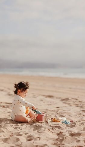 Miniland ECO Baby Sand Set - Beach Toy for Children with Different Tools to Play in The Sand in Saudi Arabia