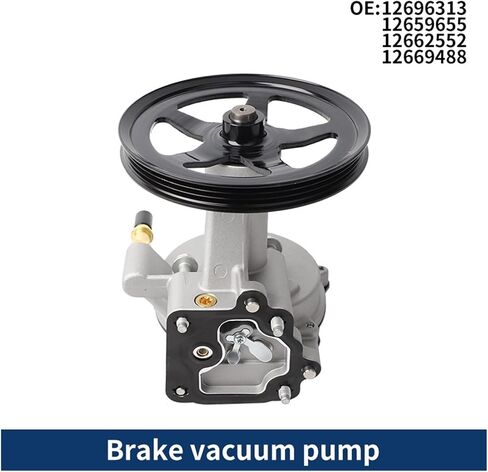 Brake System Vacuum Pump 12696313 12654013 12659655 12660004, Compatible With Cadillac Chevrolet GMC Silverado 1500 4.3L V6 5.3L V8 2014-2018 in Saudi Arabia