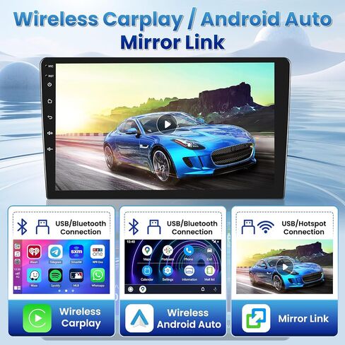 2+64GB Android 13 Car Stereo for Honda CRV 2007-2011 with Wireless Carplay Android Auto, 9" Touch Screen Radio Dash Kit GPS Navigation WiFi Bluetooth SWC Mic Backup Camera in Saudi Arabia